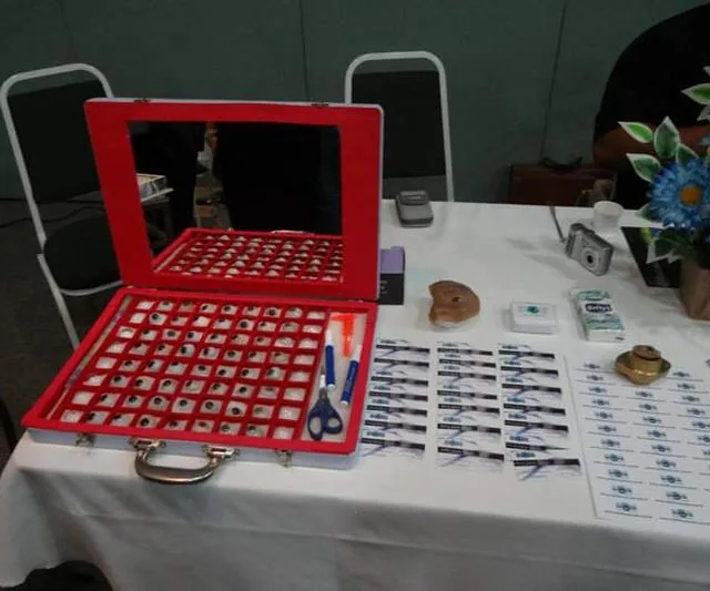 Prótese ocular produzida na IRO